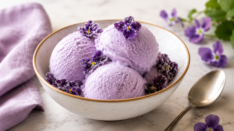 Gelato alla Violetta Fatto in Casa: Ricetta Cremosa e Profumata
