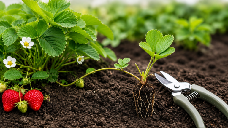 Fragole: Quando Tagliare gli Stoloni per Ottenere Piante Più Forti e un Raccolto Abbondante