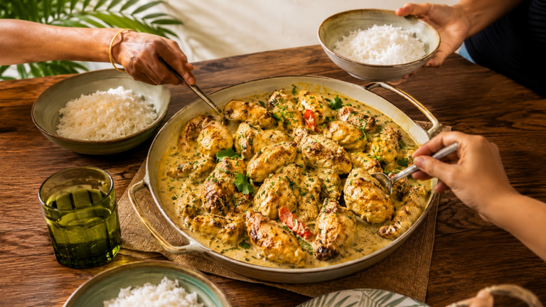Pollo al Cocco alla Riunionese da Condividere