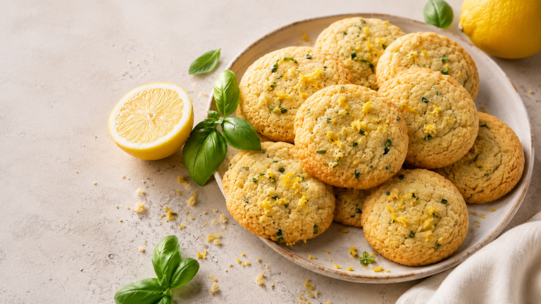 Cookies al Limone e Basilico: il Dolce Sorprendente che Conquista al Primo Morso