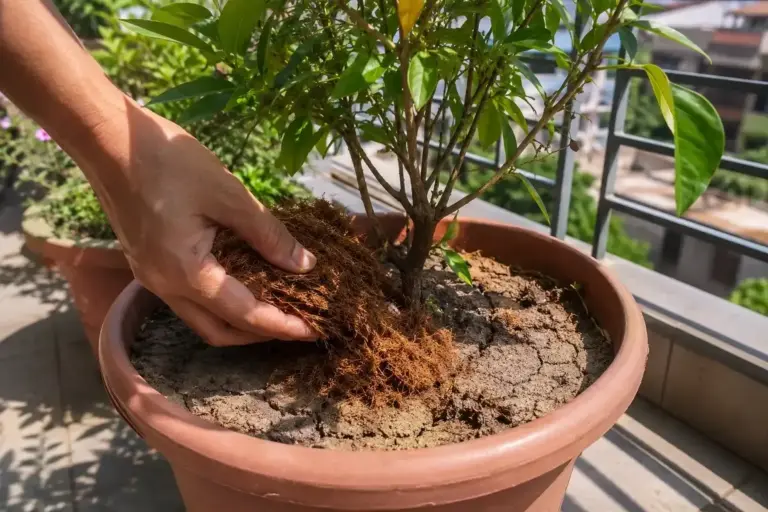 Terriccio secco in estate? Il rimedio naturale che salva le piante dal caldo